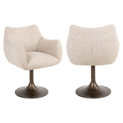 Eetkamerstoel Aldo natural linear swivel