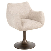 Eetkamerstoel Aldo natural linear swivel