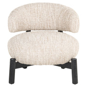 Lounge stoel Ornella beige angora