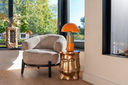 Lounge stoel Montana natural chunky fire retardant