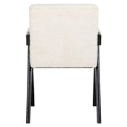 Eetkamerstoel Cooper white chenille