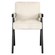 Eetkamerstoel Cooper white chenille