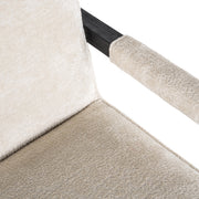Eetkamerstoel Beck white chenille