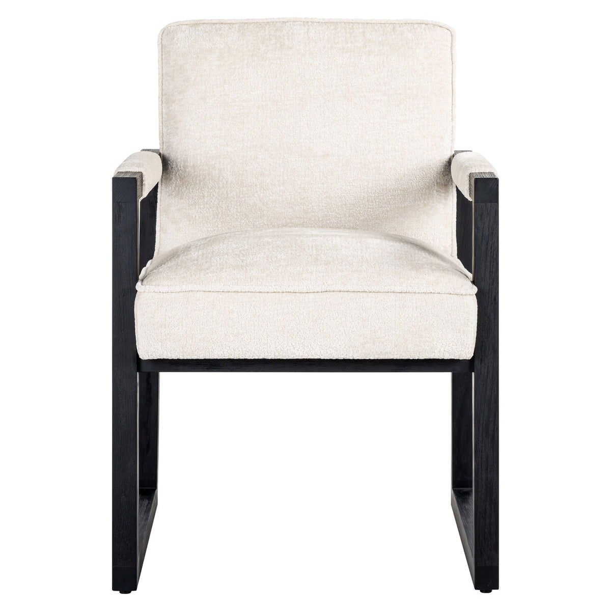 Eetkamerstoel Beck white chenille