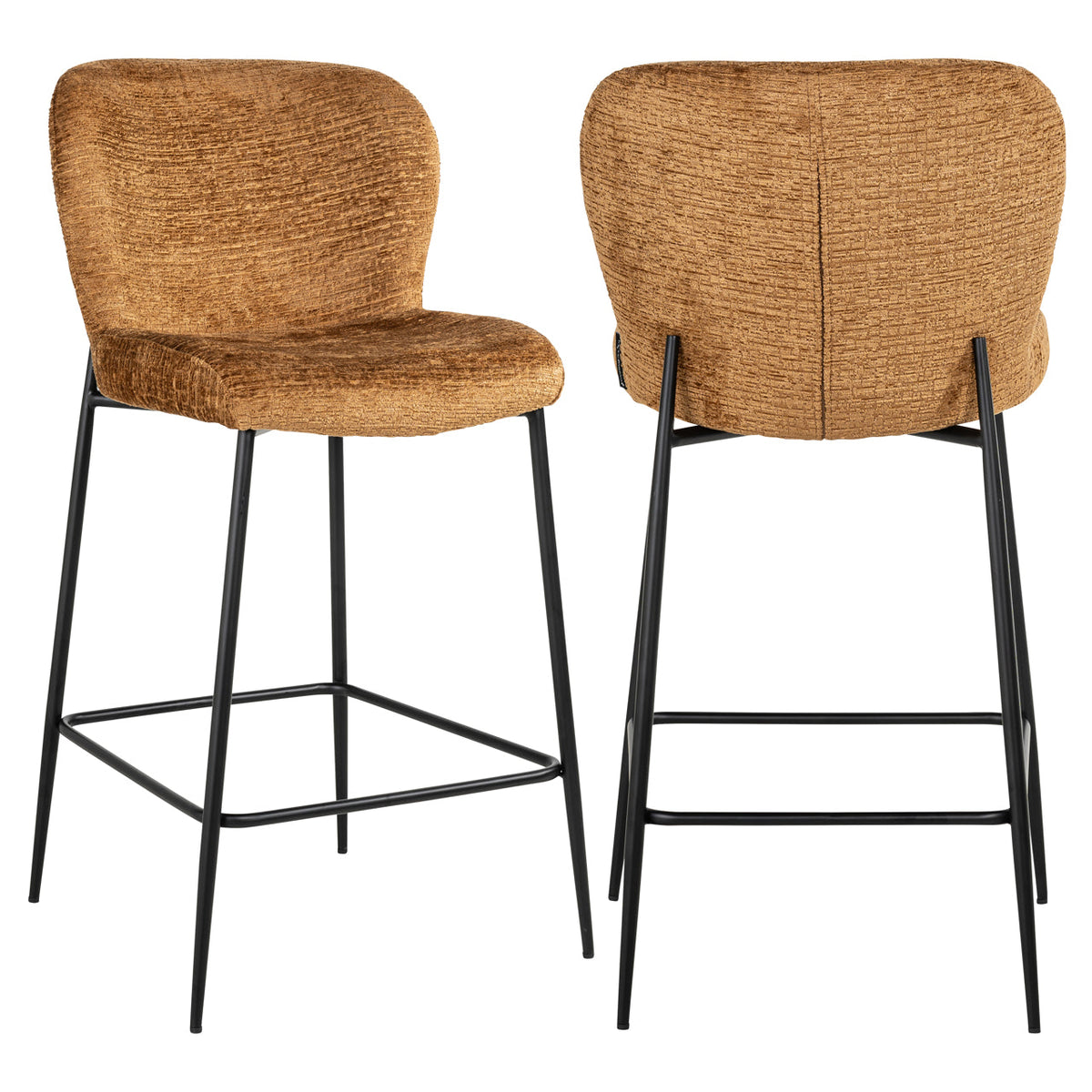 Counterstoel Darby cognac fusion