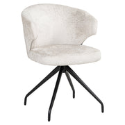 Eetkamerstoel Milly cream fusion swivel