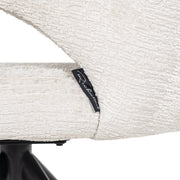Eetkamerstoel Milly cream fusion swivel