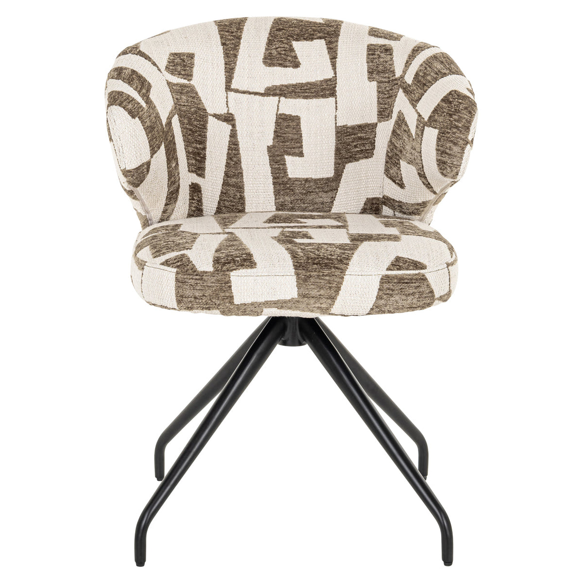 Eetkamerstoel Milly moss graffic swivel