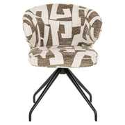 Eetkamerstoel Milly moss graffic swivel