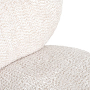 Lounge stoel Jace lovely cream swivel