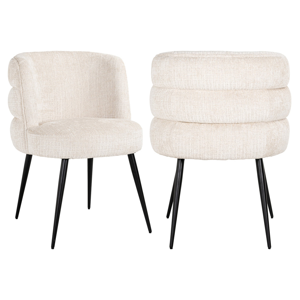 Eetkamerstoel Stella niagara beige fire retardant
