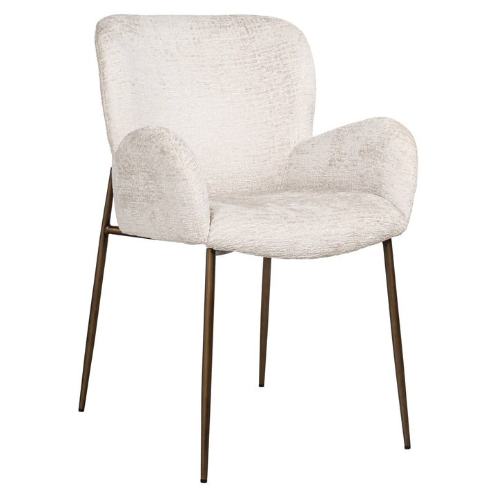 Eetkamerstoel Amber cream fusion fire retardant