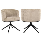 Eetkamerstoel Cheyenne desert fusion swivel fire retardant