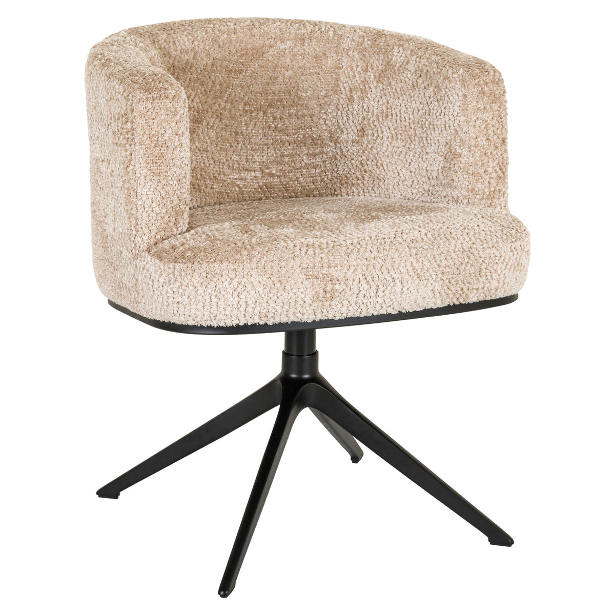 Eetkamerstoel Cheyenne lovely beige swivel