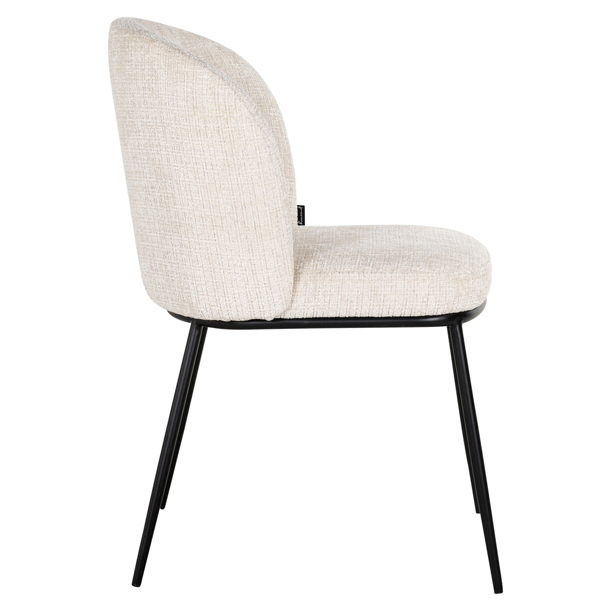 Eetkamerstoel Elvi niagara beige fire retardant (Set of 2)