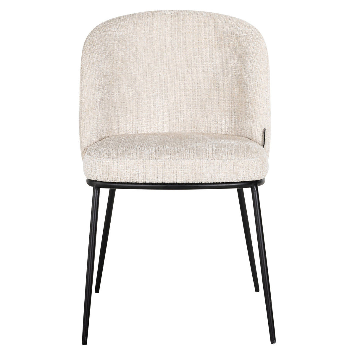 Eetkamerstoel Elvi niagara beige fire retardant (Set of 2)