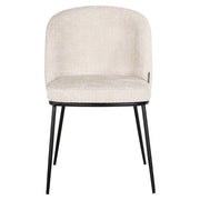 Eetkamerstoel Elvi niagara beige fire retardant (Set of 2)