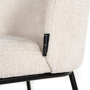 Eetkamerstoel Elvi niagara beige fire retardant (Set of 2)