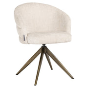 Eetkamerstoel Zendaya niagara beige swivel