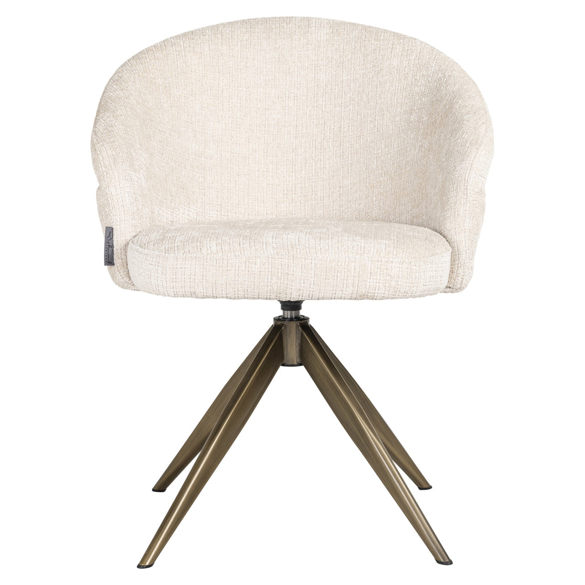Eetkamerstoel Zendaya niagara beige swivel