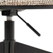 Eetkamerstoel Rochenne trendy nature swivel on wheels