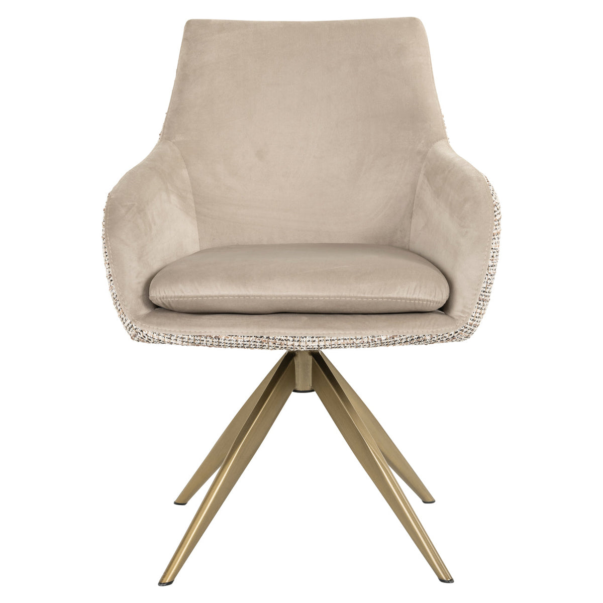 Eetkamerstoel Lisonne trendy nature swivel