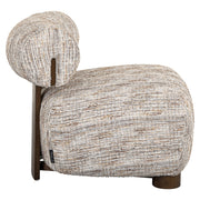Lounge stoel Arabella greige coco