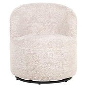 Lounge stoel Jackie lovely cream swivel kids