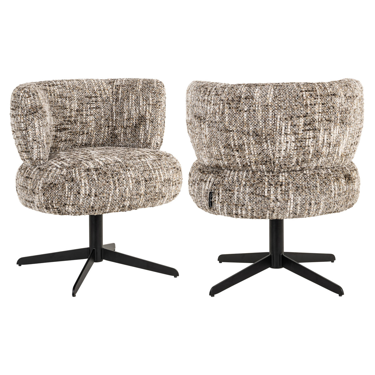 Eetkamerstoel Alexis brown omara swivel
