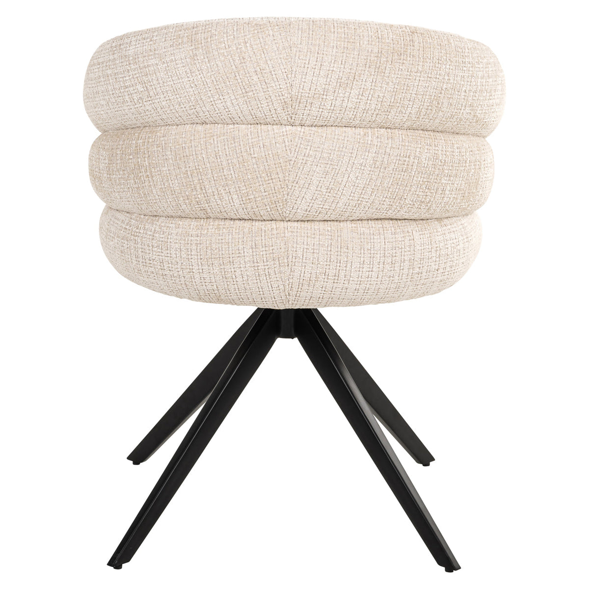 Eetkamerstoel Serenity niagara beige swivel fire retardant