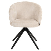 Eetkamerstoel Serenity niagara beige swivel fire retardant