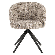 Eetkamerstoel Serenity brown omara swivel fire retardant