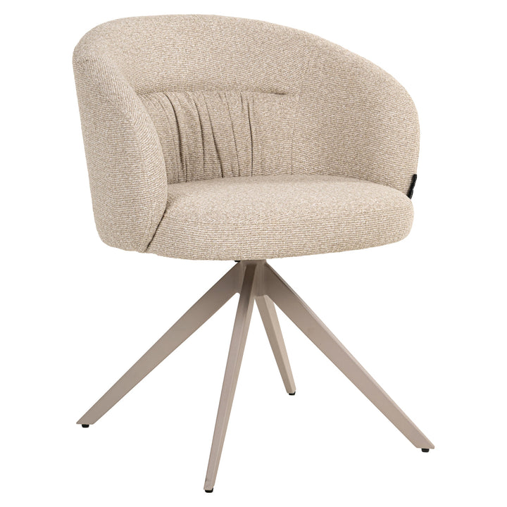 Eetkamerstoel Olivia biscotti swivel