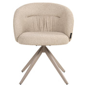 Eetkamerstoel Olivia biscotti swivel