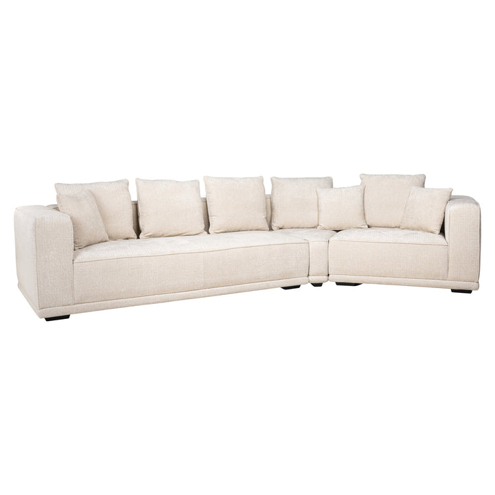 Bank Lusso niagara beige 4-seater