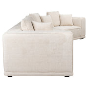 Bank Lusso niagara beige 4-seater