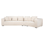 Bank Lusso niagara beige 4-seater