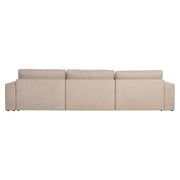Bank Trentino cayenne brown 3,5-seater + lounge left or right