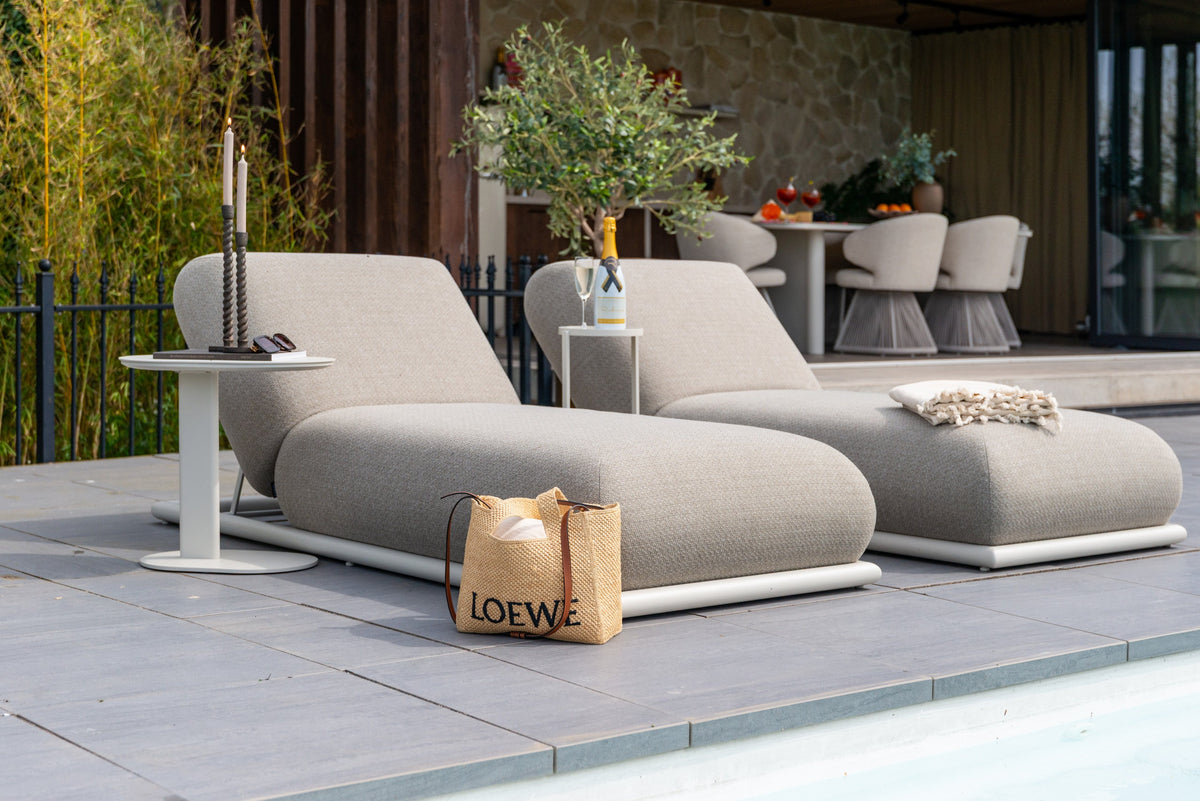 Outdoor bijzettafel Quinn light beige