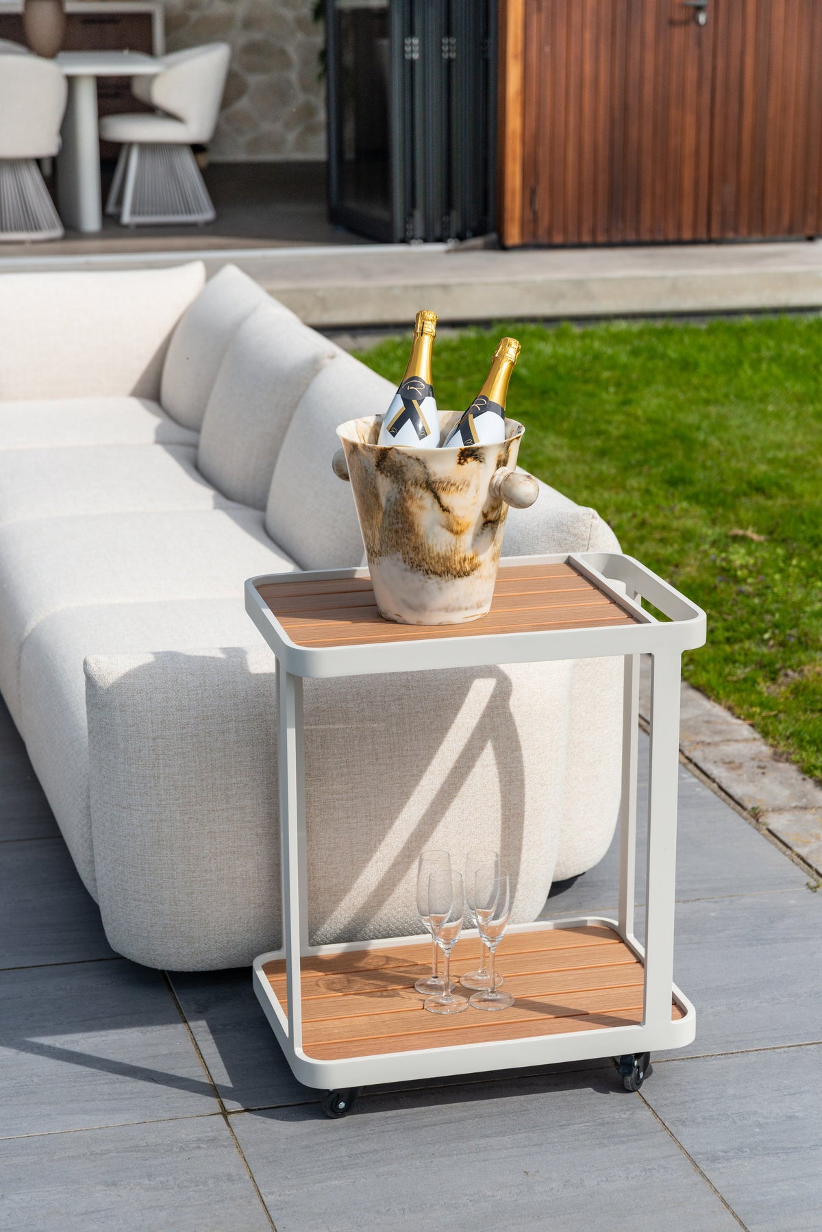 Buiten trolley Spritz beige