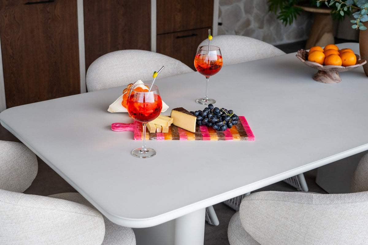 Outdoor eettafel Senza light beige 220
