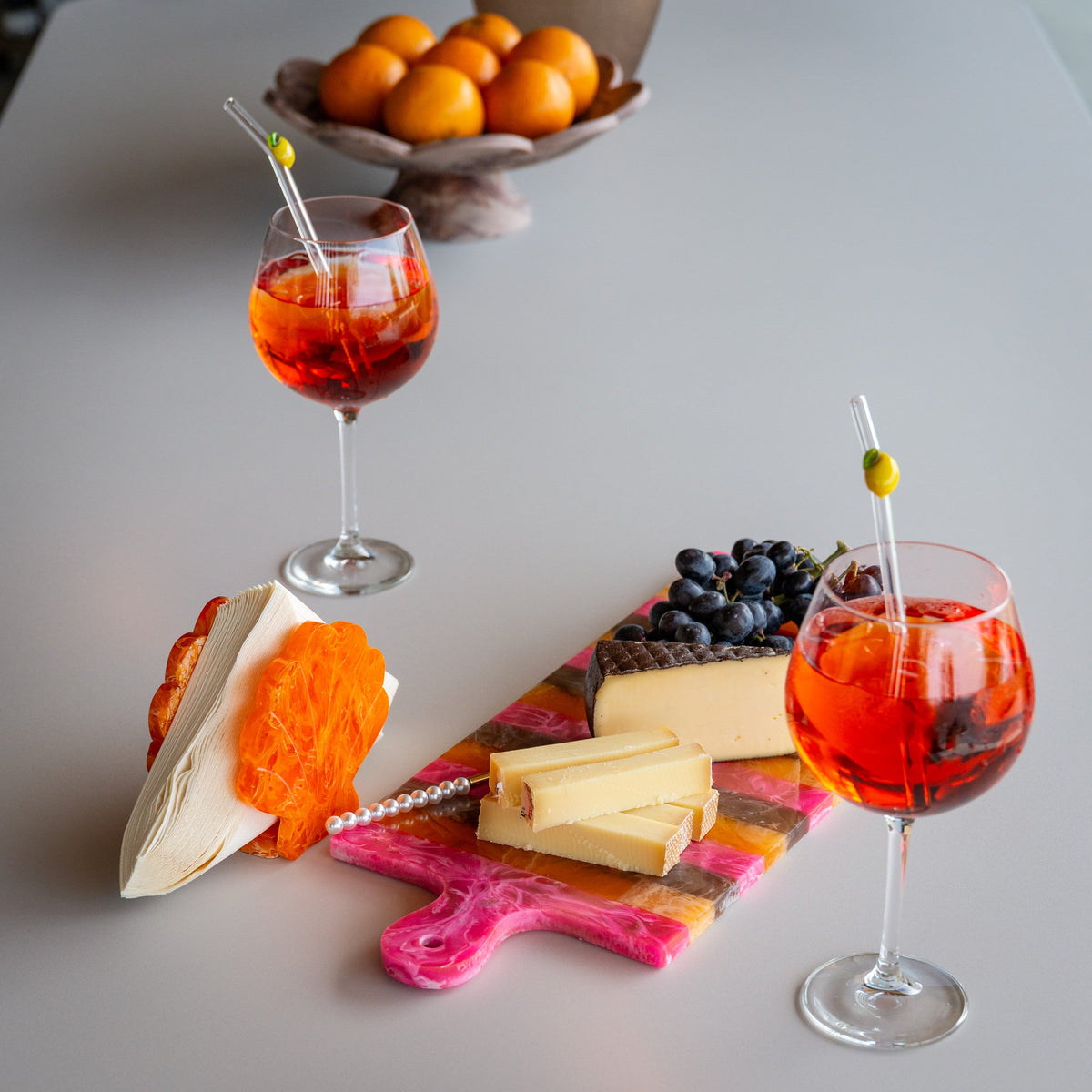 Wijn- en baraccessoires Shelly orange napkin holder