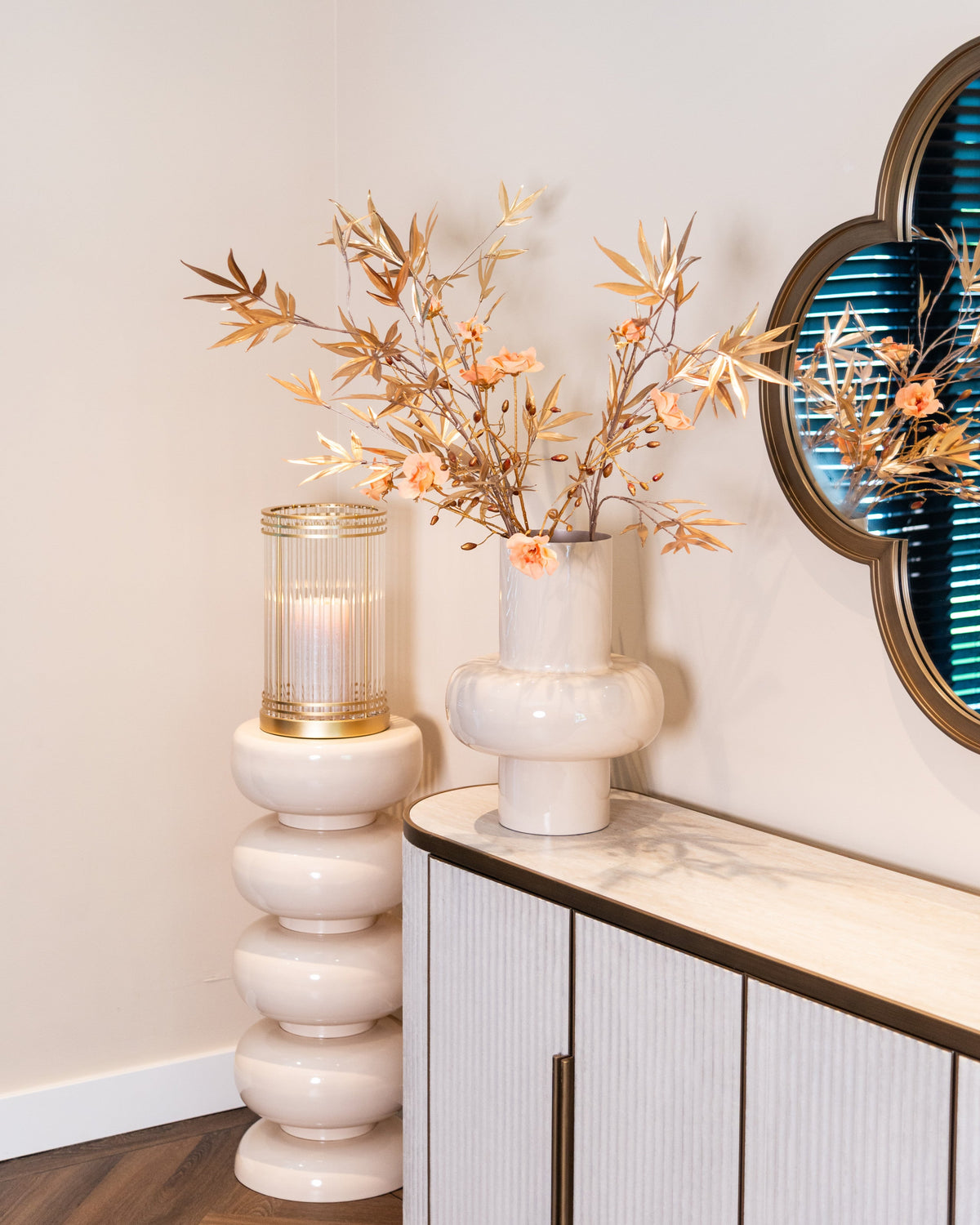 Windlicht Dyara gold large