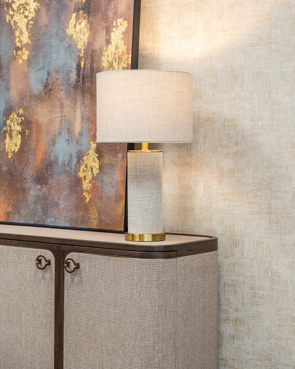 Tafellamp Joline beige