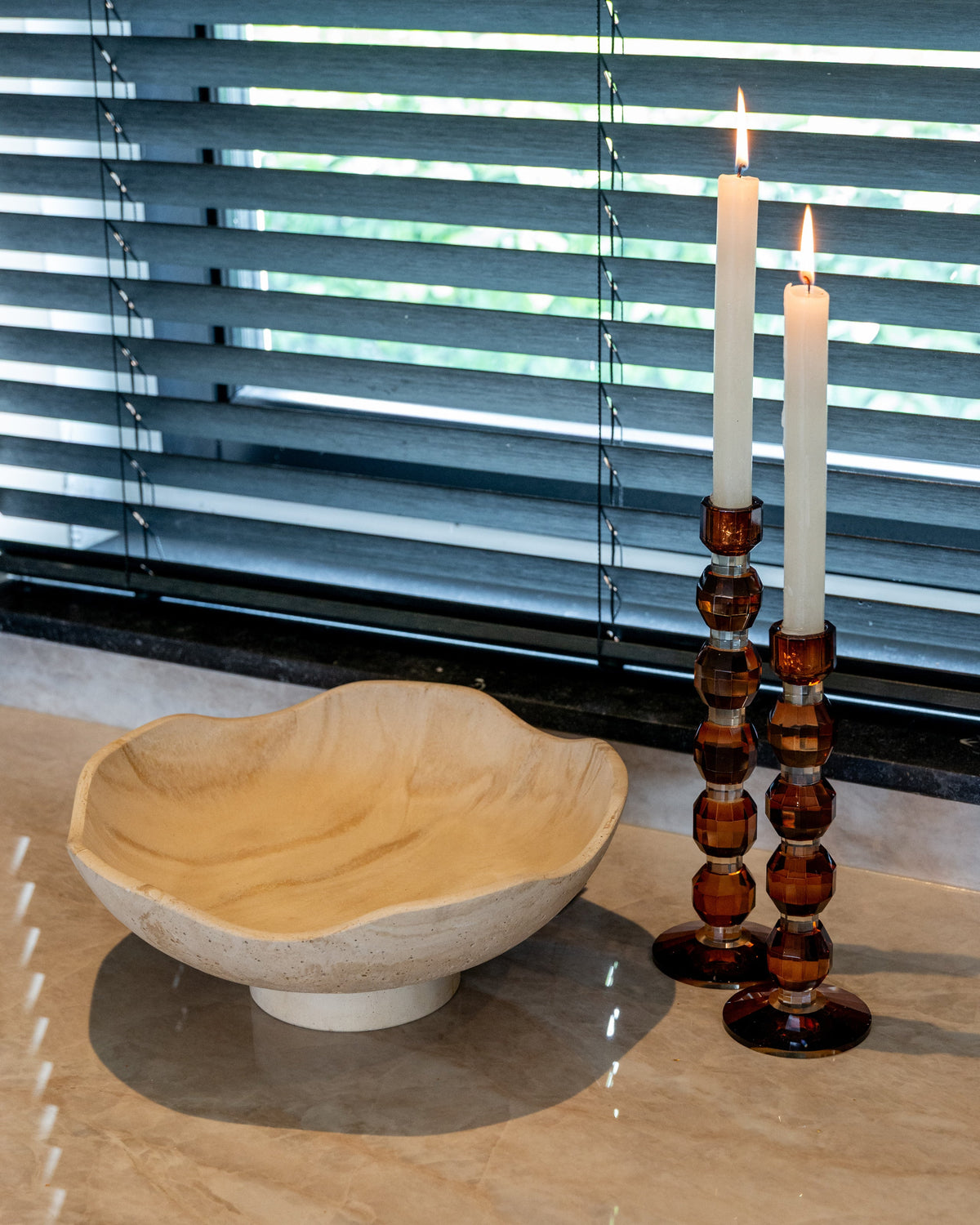 Schaal Meauve beige