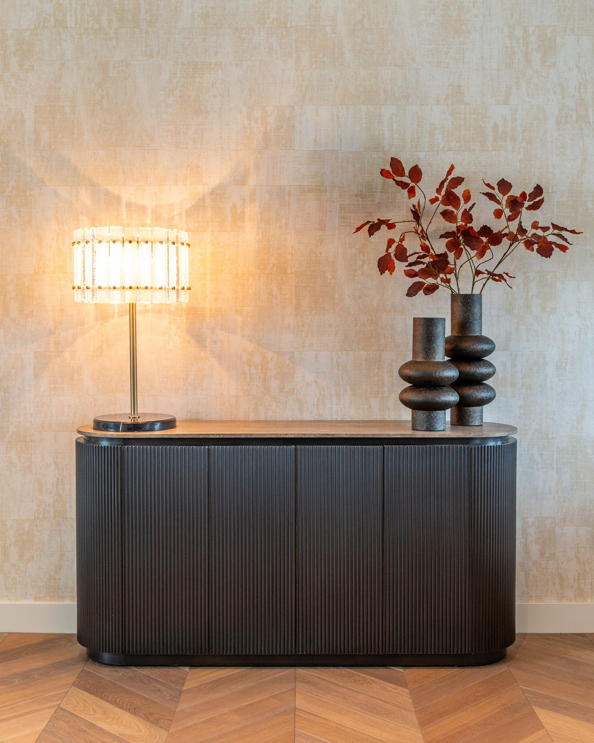 Tafellamp Felina bronze