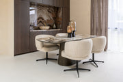 Eettafel Langford brown 200