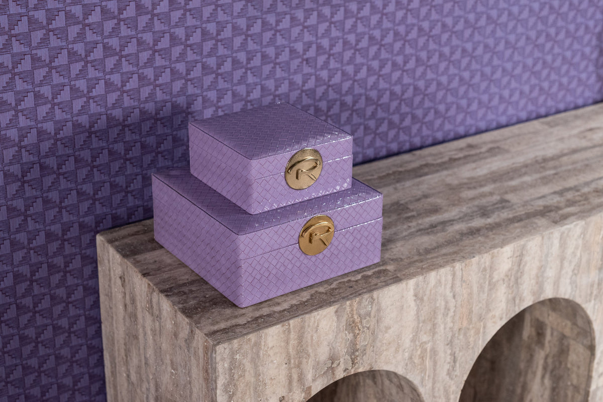 Opbergdoos Joelle purple large