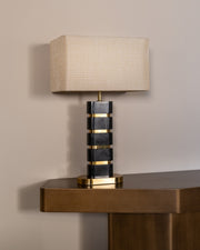 Console Hexa brushed gold