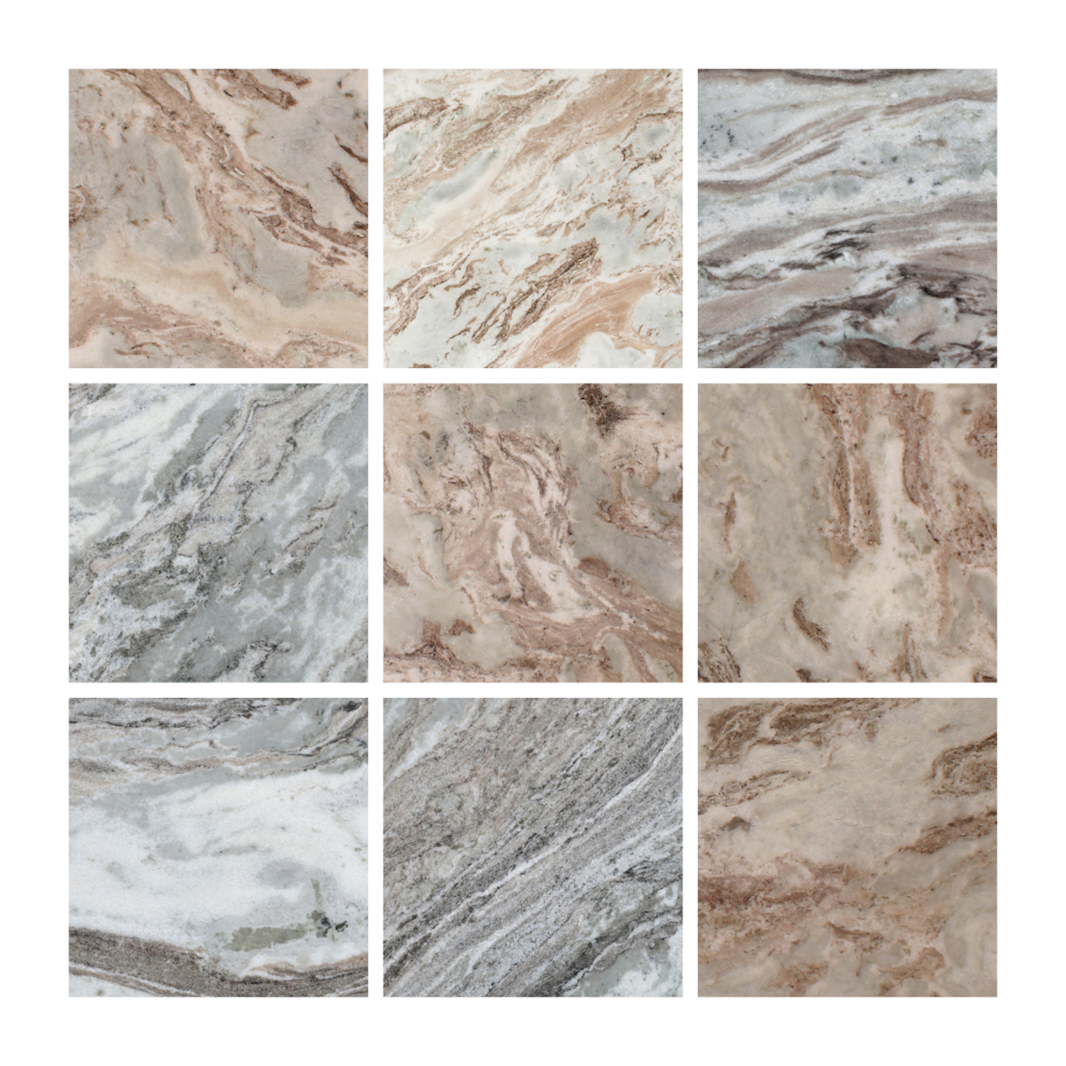 Salontafel Rashford Blush beige (Set of 2)